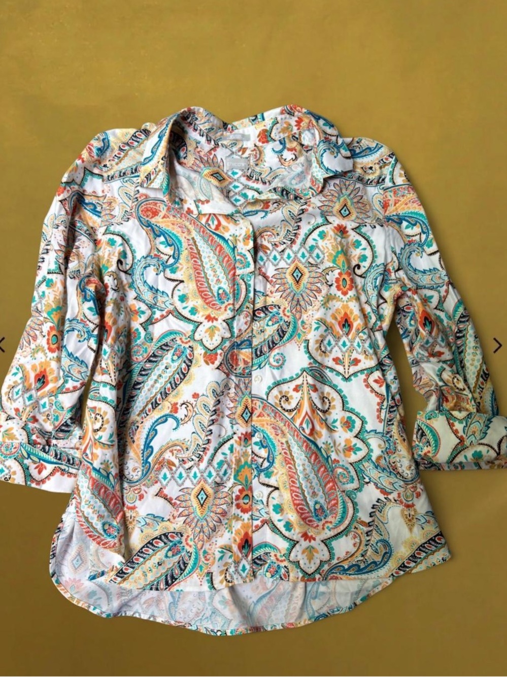 Chicos bright button up